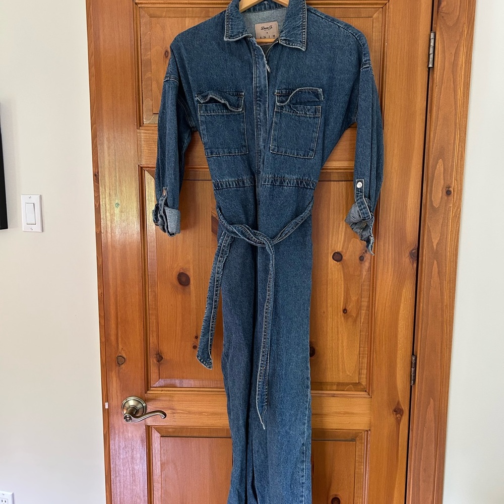 Denim&Co Blue Denim Jumpsuit